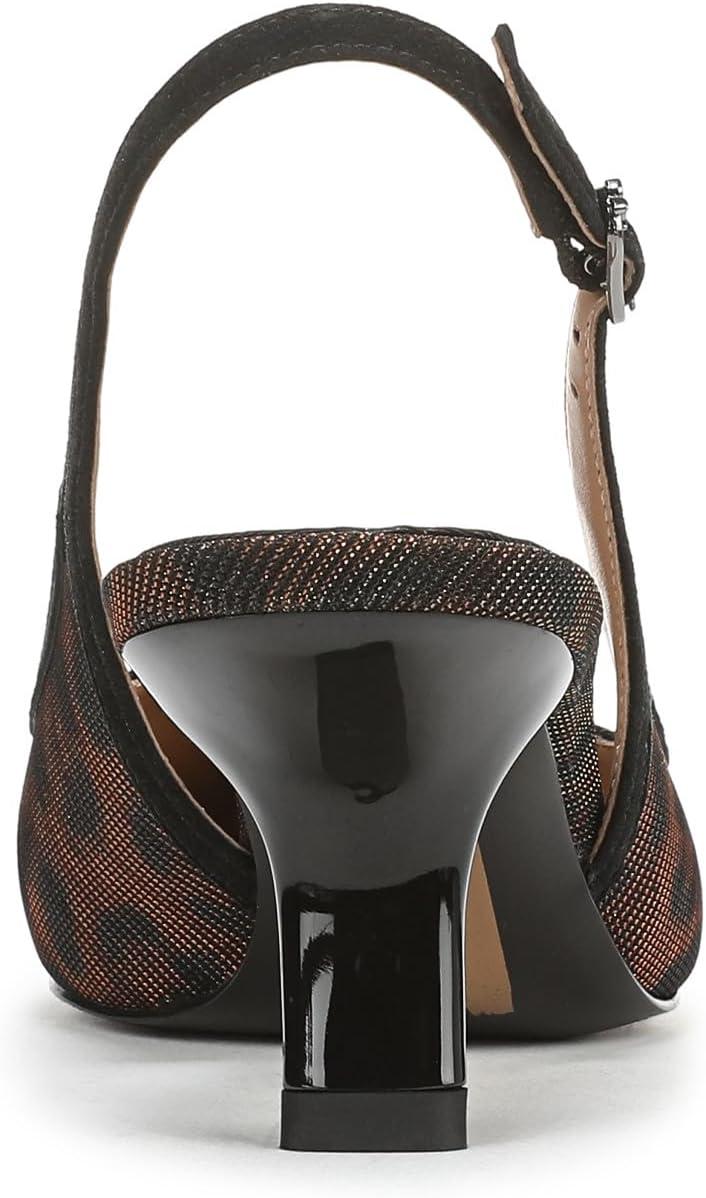 imageSam Edelman Womens Bianka Sling PumpGilded Brown Leopard Glitz