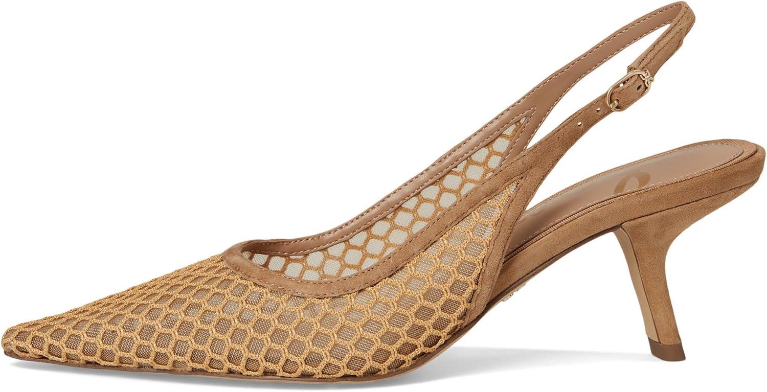 imageSam Edelman Womens Bianka Sling PumpHazelwood Net Mesh