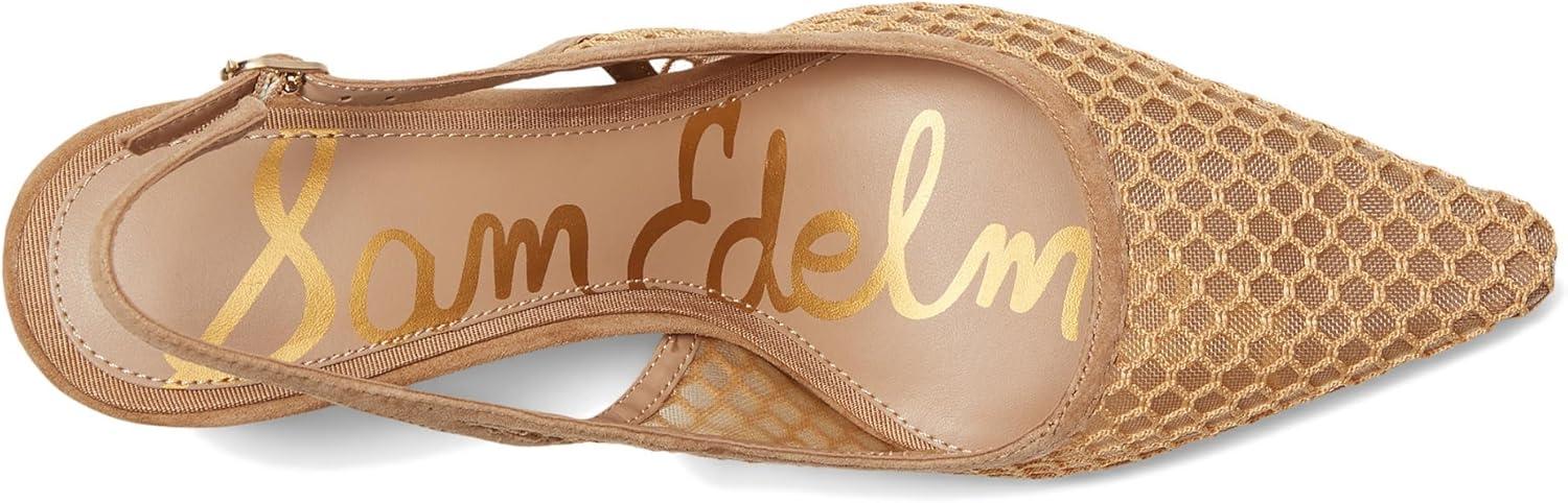 imageSam Edelman Womens Bianka Sling PumpHazelwood Net Mesh