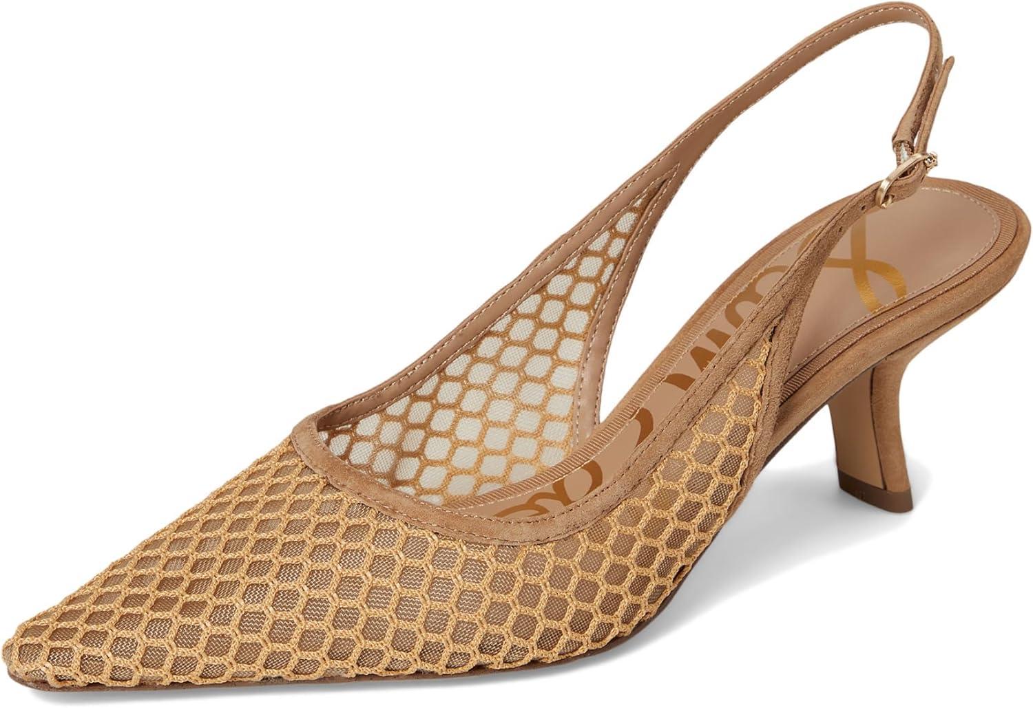 imageSam Edelman Womens Bianka Sling PumpHazelwood Net Mesh