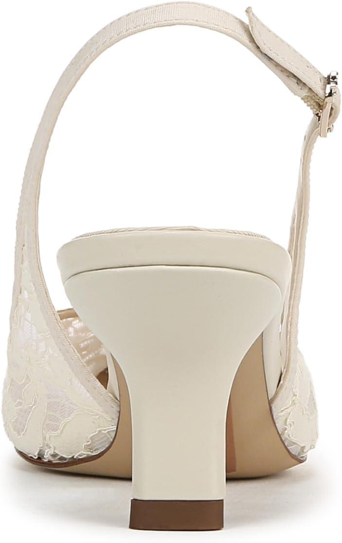 imageSam Edelman Womens Bianka Sling PumpIvory Lace