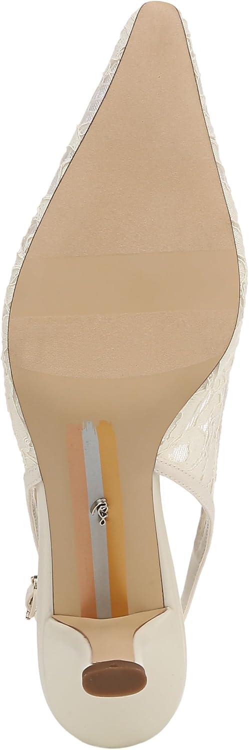 imageSam Edelman Womens Bianka Sling PumpIvory Lace