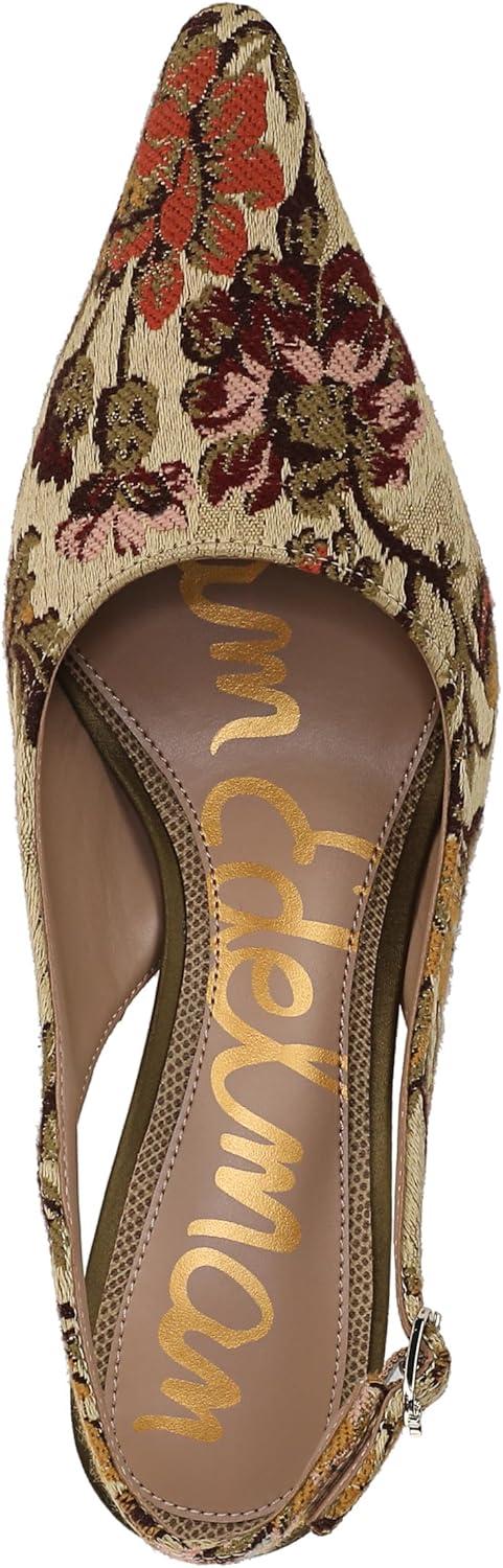imageSam Edelman Womens Bianka Sling PumpNatural Floral Multi