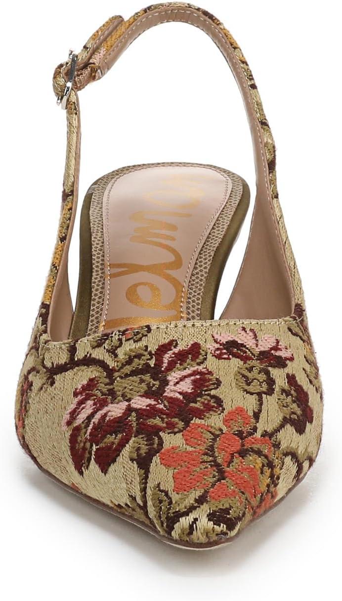 imageSam Edelman Womens Bianka Sling PumpNatural Floral Multi