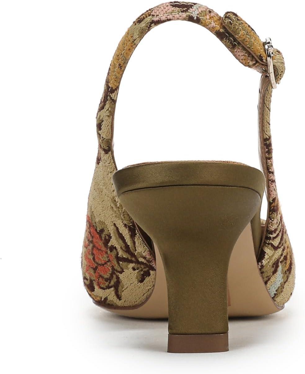 imageSam Edelman Womens Bianka Sling PumpNatural Floral Multi