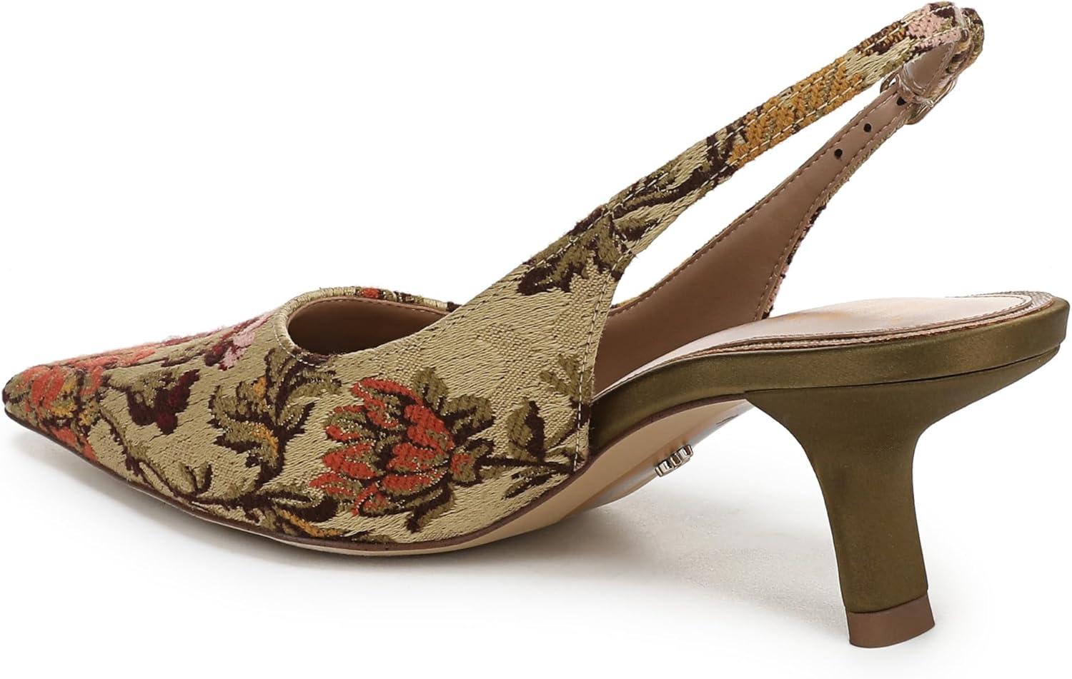 imageSam Edelman Womens Bianka Sling PumpNatural Floral Multi