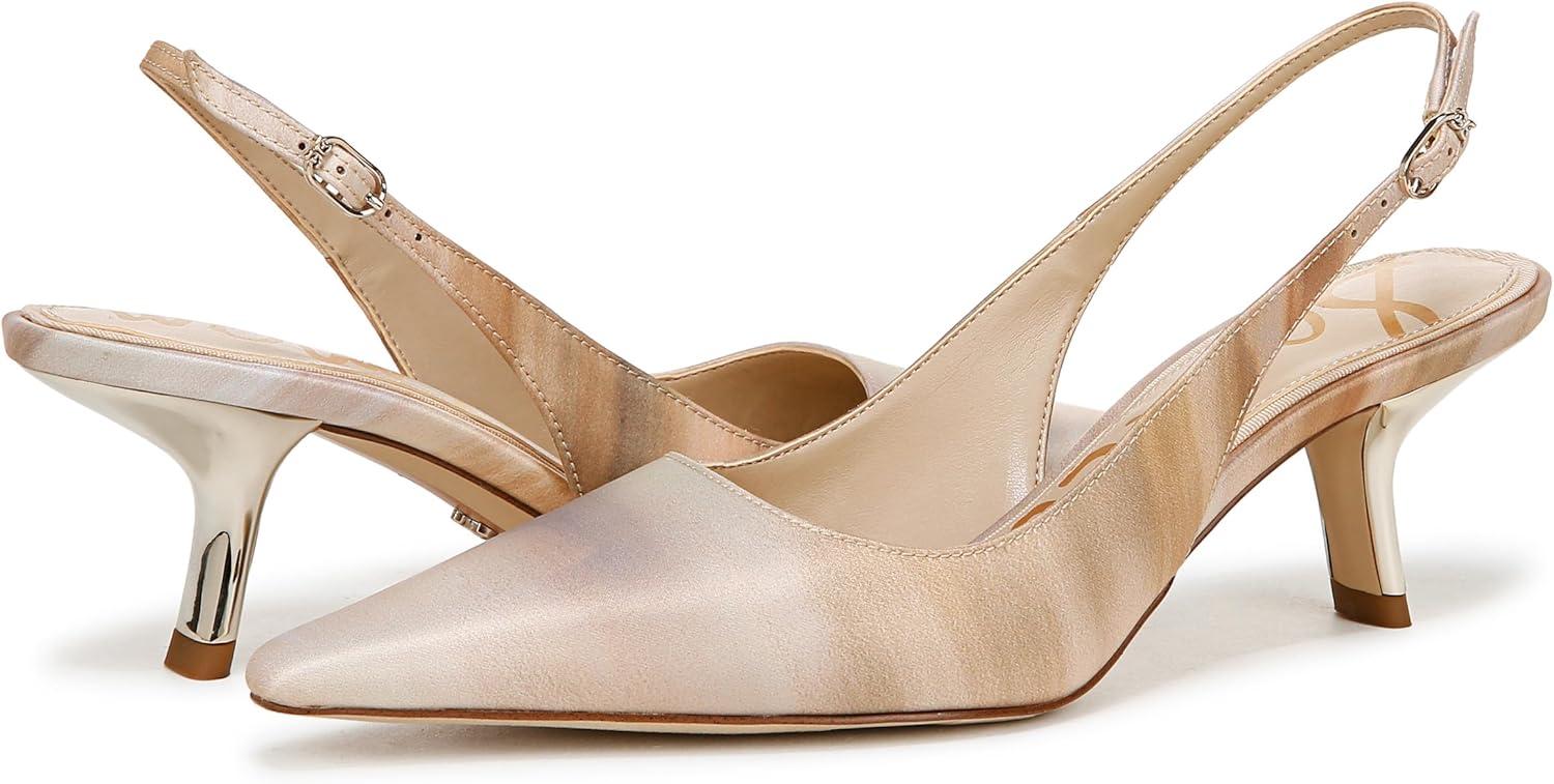 imageSam Edelman Womens Bianka Sling PumpNatural Stripe Multi