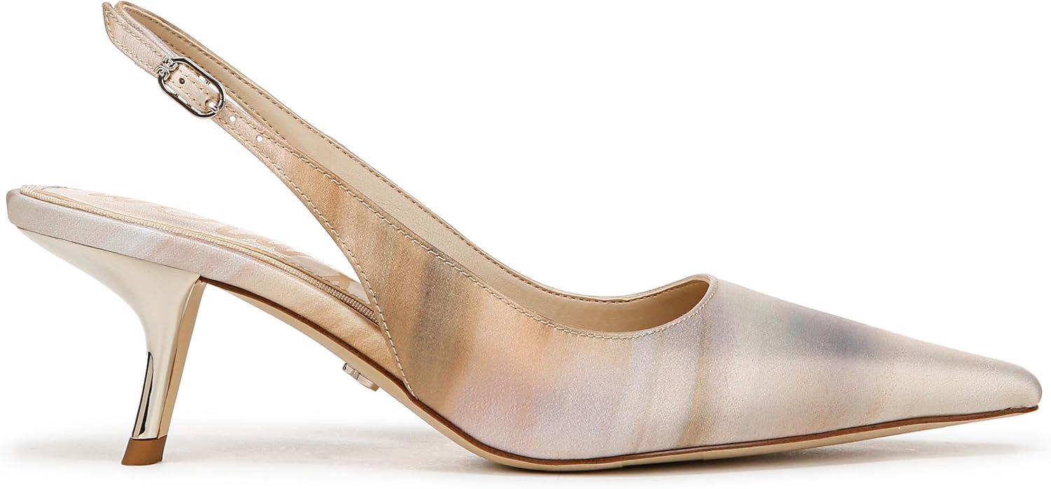 imageSam Edelman Womens Bianka Sling PumpNatural Stripe Multi