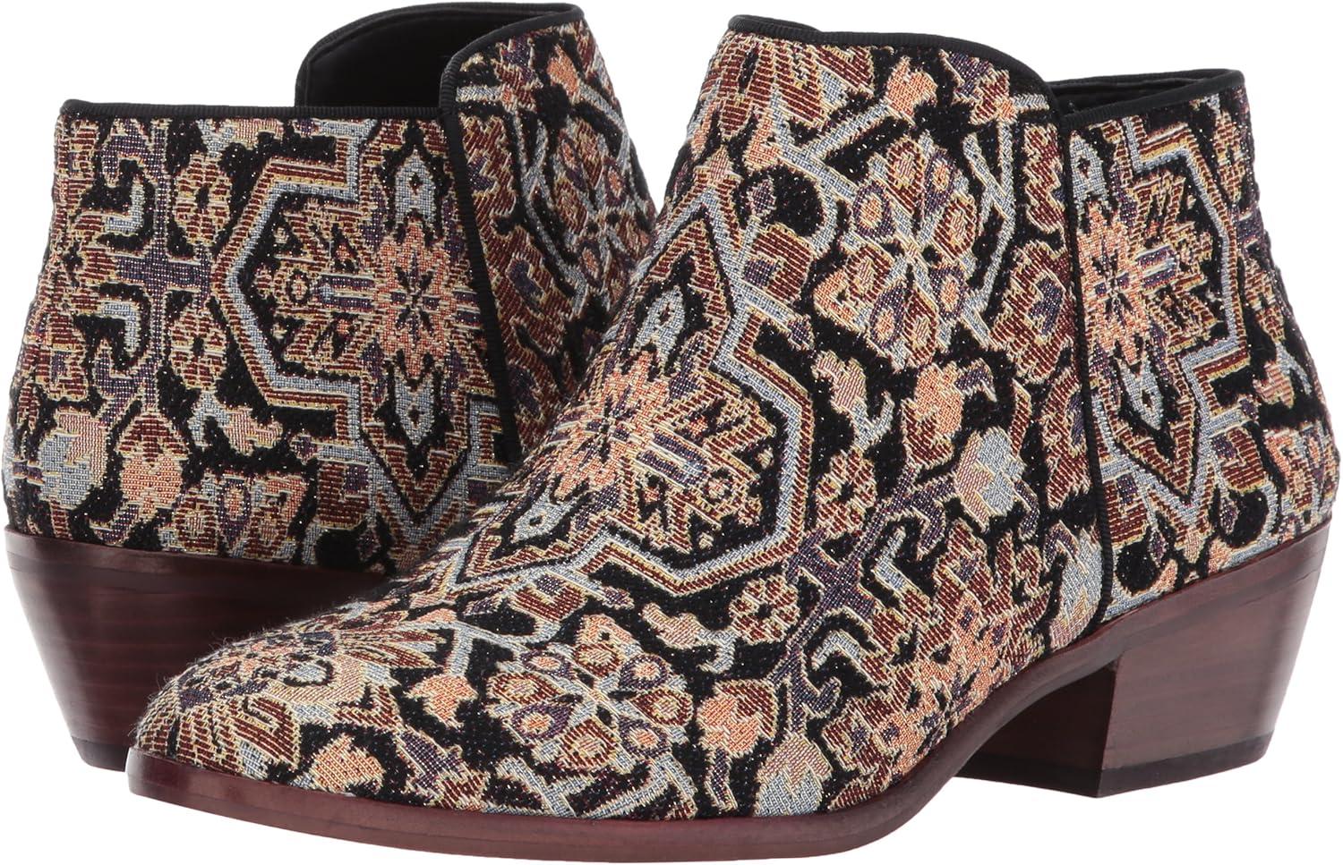 imageSam Edelman Womens Lue BootBlackMulti Turkish Tapestry