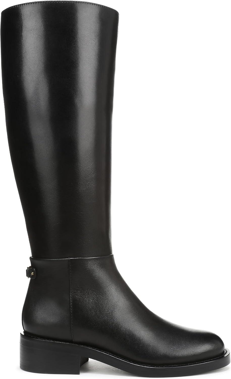 imageSam Edelman Womens Milla Equestrian BootBlack Leather Wide Calf