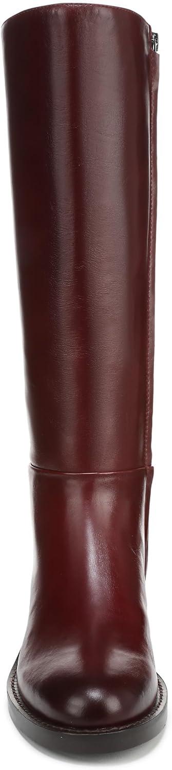 imageSam Edelman Womens Milla Equestrian BootFrench Burgundy Wide Calf