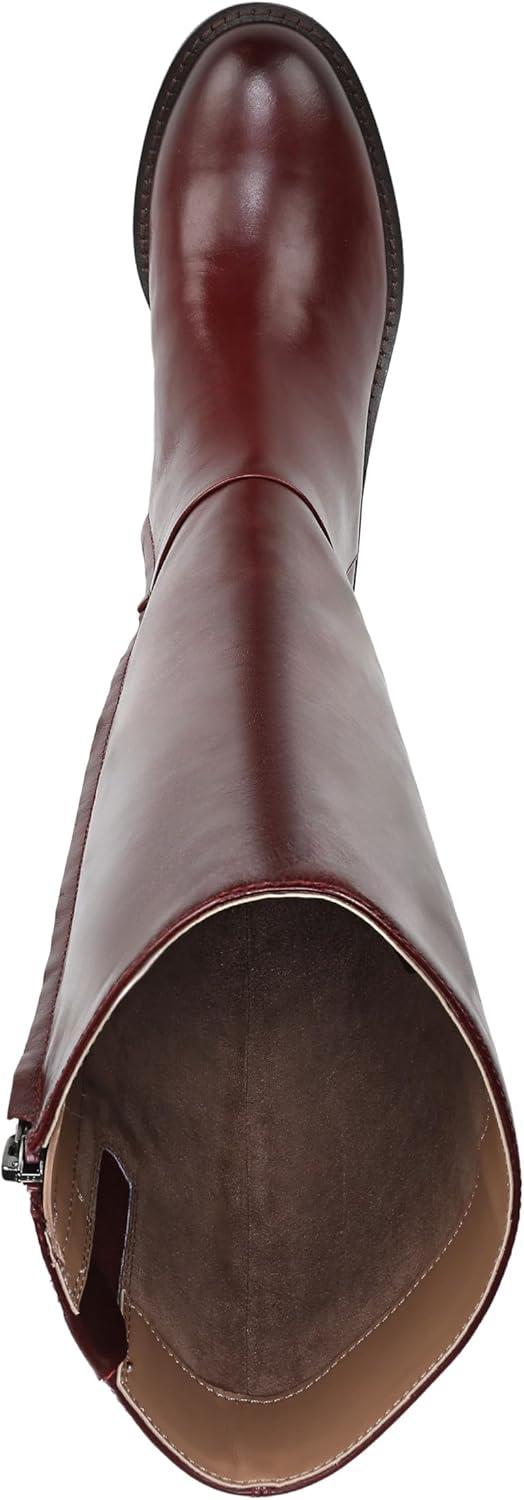 imageSam Edelman Womens Milla Equestrian BootFrench Burgundy Wide Calf