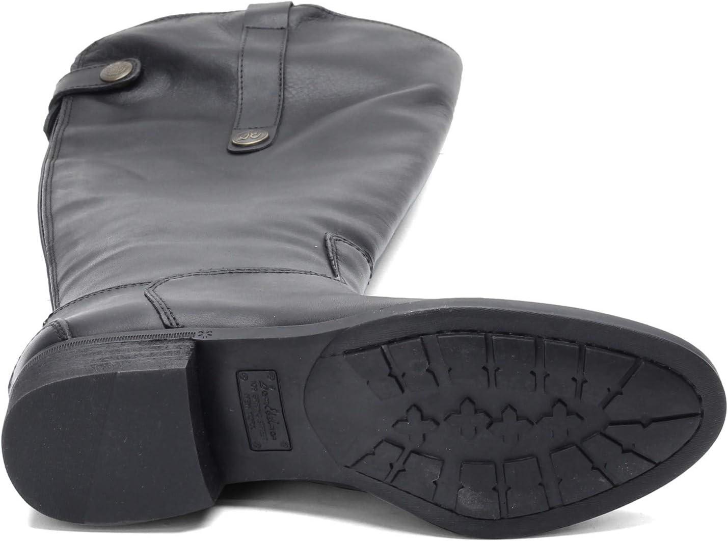 imageSam Edelman Womens Penny Leather Riding BootBlack Leather