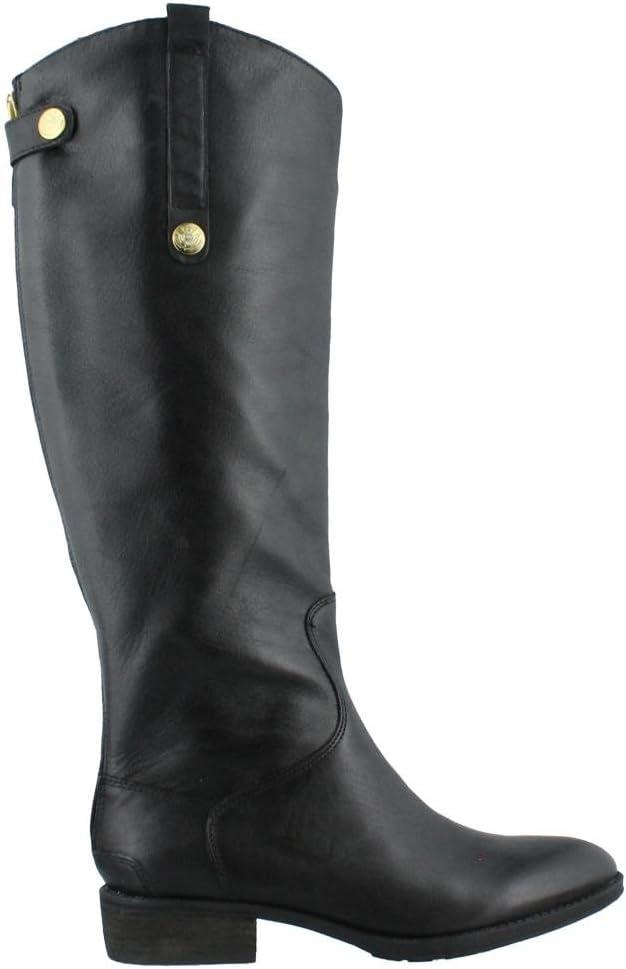 imageSam Edelman Womens Penny Leather Riding BootBlack Leather
