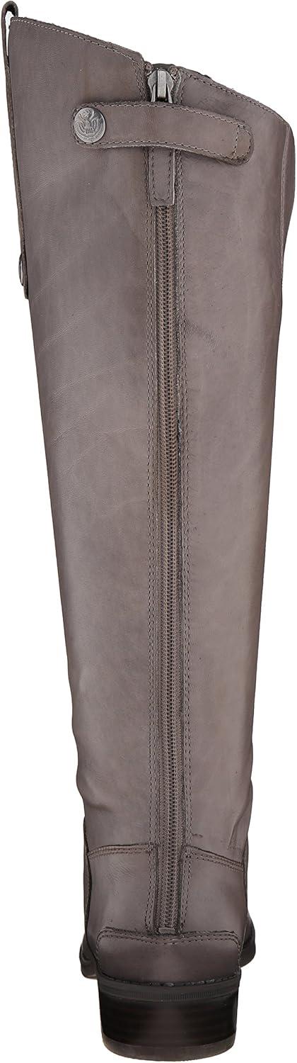 imageSam Edelman Womens Penny Leather Riding BootGrey Frost