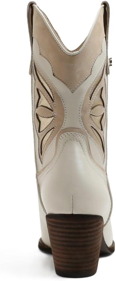 imageSam Edelman Womens Penny Leather Riding BootModern Ivory Leather