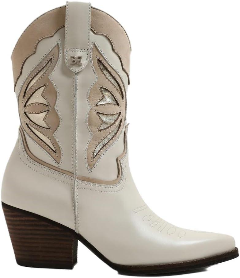 imageSam Edelman Womens Penny Leather Riding BootModern Ivory Leather