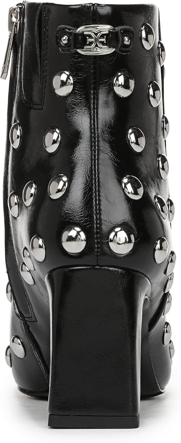 imageSam Edelman Womens Saige Stud Ankle BootBlack Patent Stud