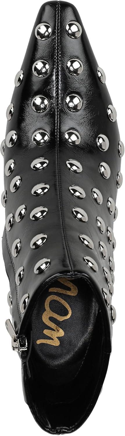 imageSam Edelman Womens Saige Stud Ankle BootBlack Patent Stud