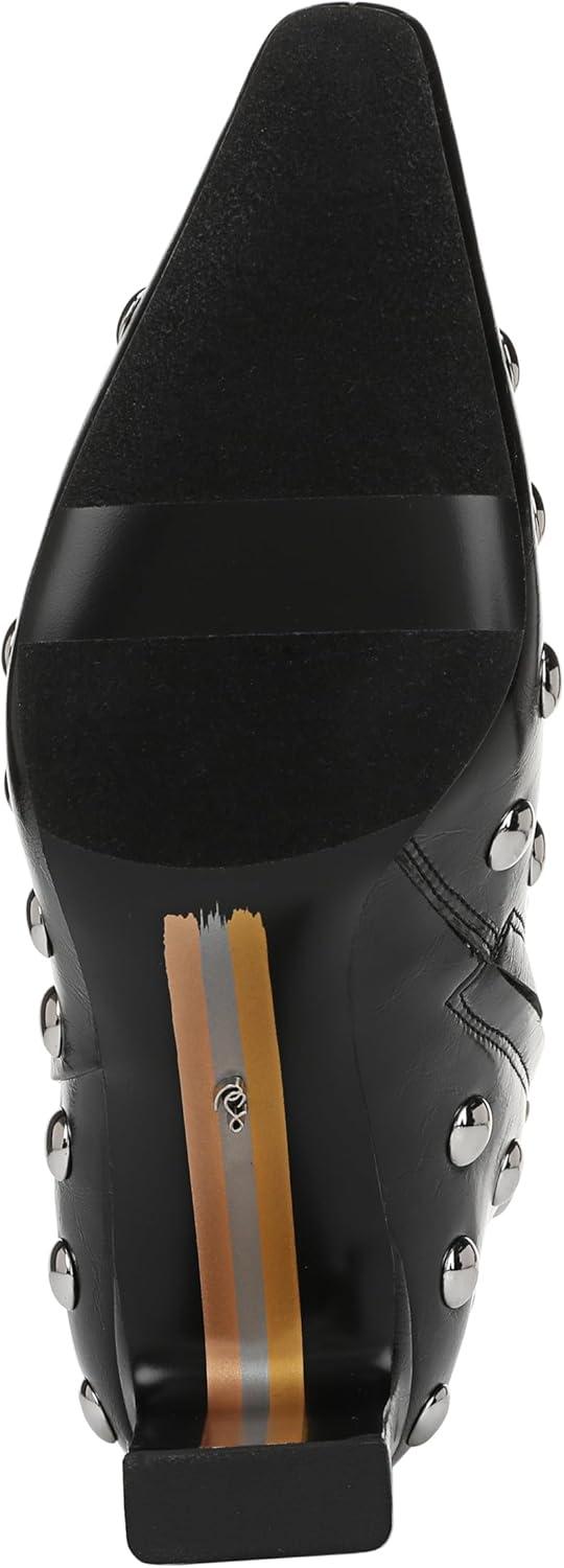 imageSam Edelman Womens Saige Stud Ankle BootBlack Patent Stud