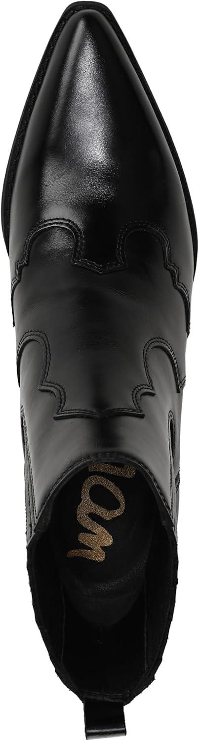imageSam Edelman Womens West Western BootBlack Leather