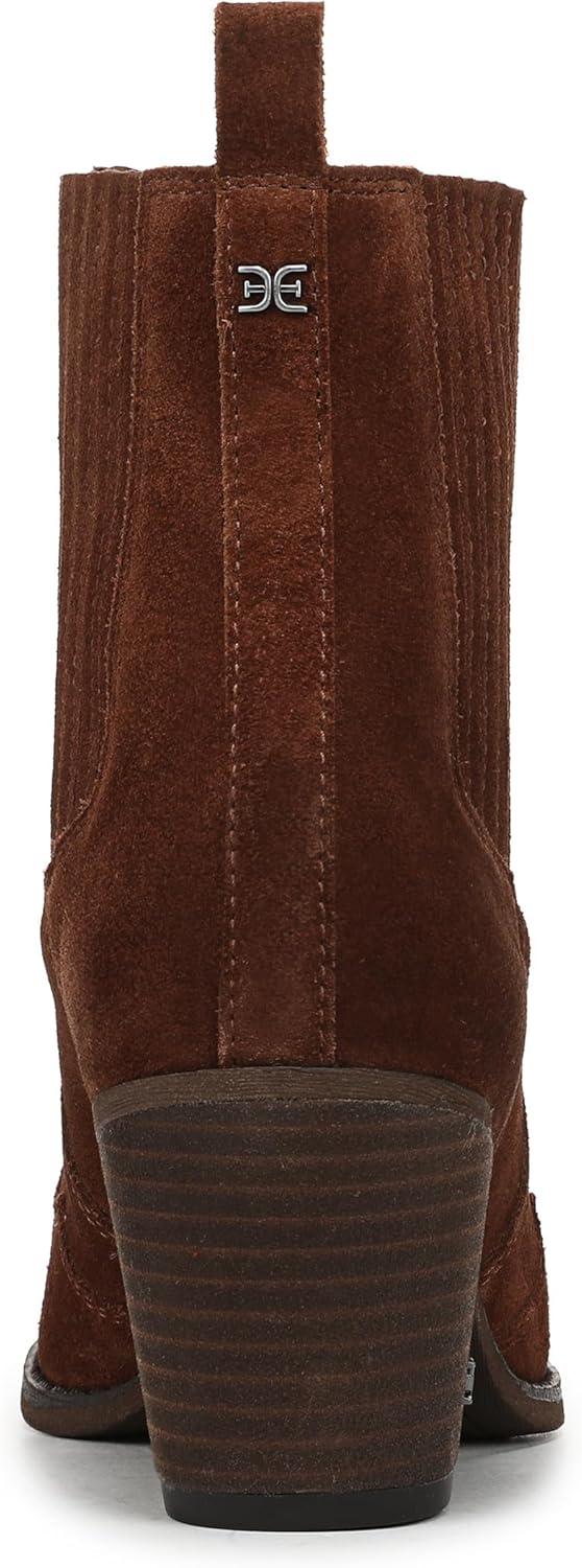 imageSam Edelman Womens West Western BootDark Terra Toffee