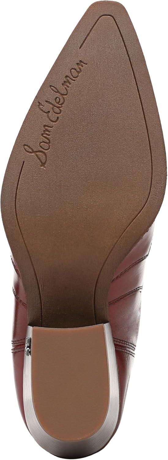 imageSam Edelman Womens West Western BootDeep Scarlet