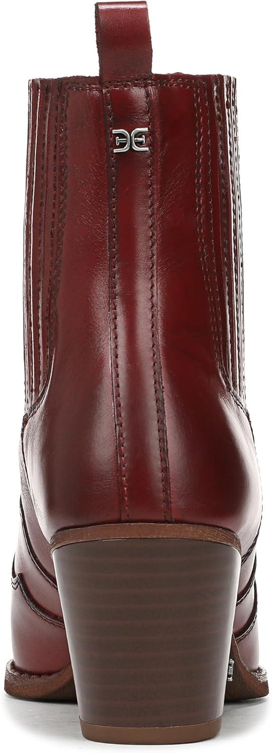 imageSam Edelman Womens West Western BootDeep Scarlet