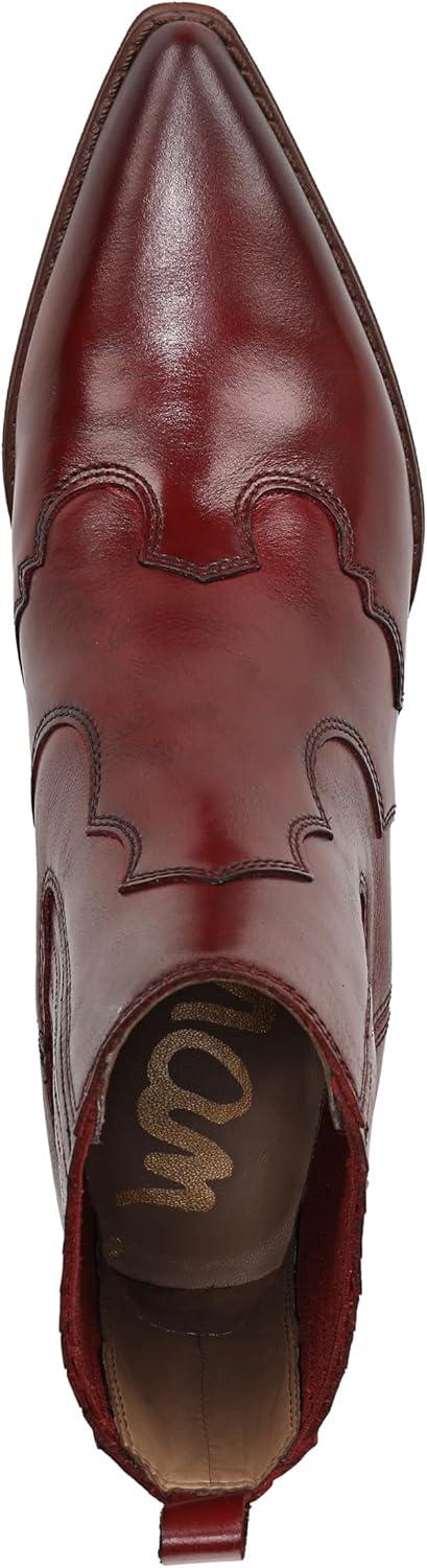 imageSam Edelman Womens West Western BootDeep Scarlet