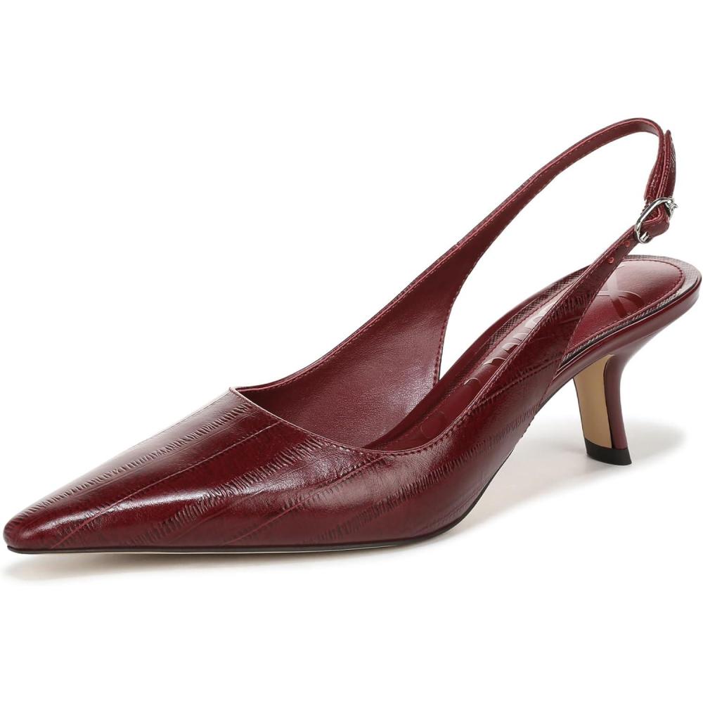 imageSam Edelman Womens Bianka Sling PumpFrench Merlot