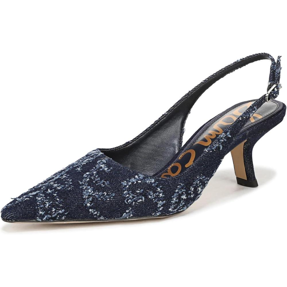 imageSam Edelman Womens Bianka Sling PumpHudson Navy