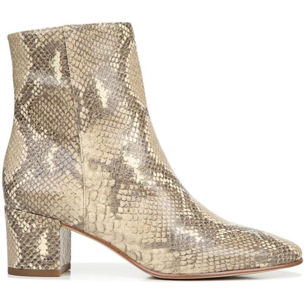 imageSam Edelman Womens Penny Leather Riding BootWheat Mlt Snk Prt