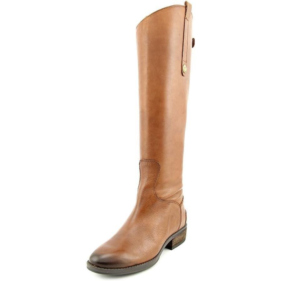 imageSam Edelman Womens Penny Leather Riding BootWhiskey