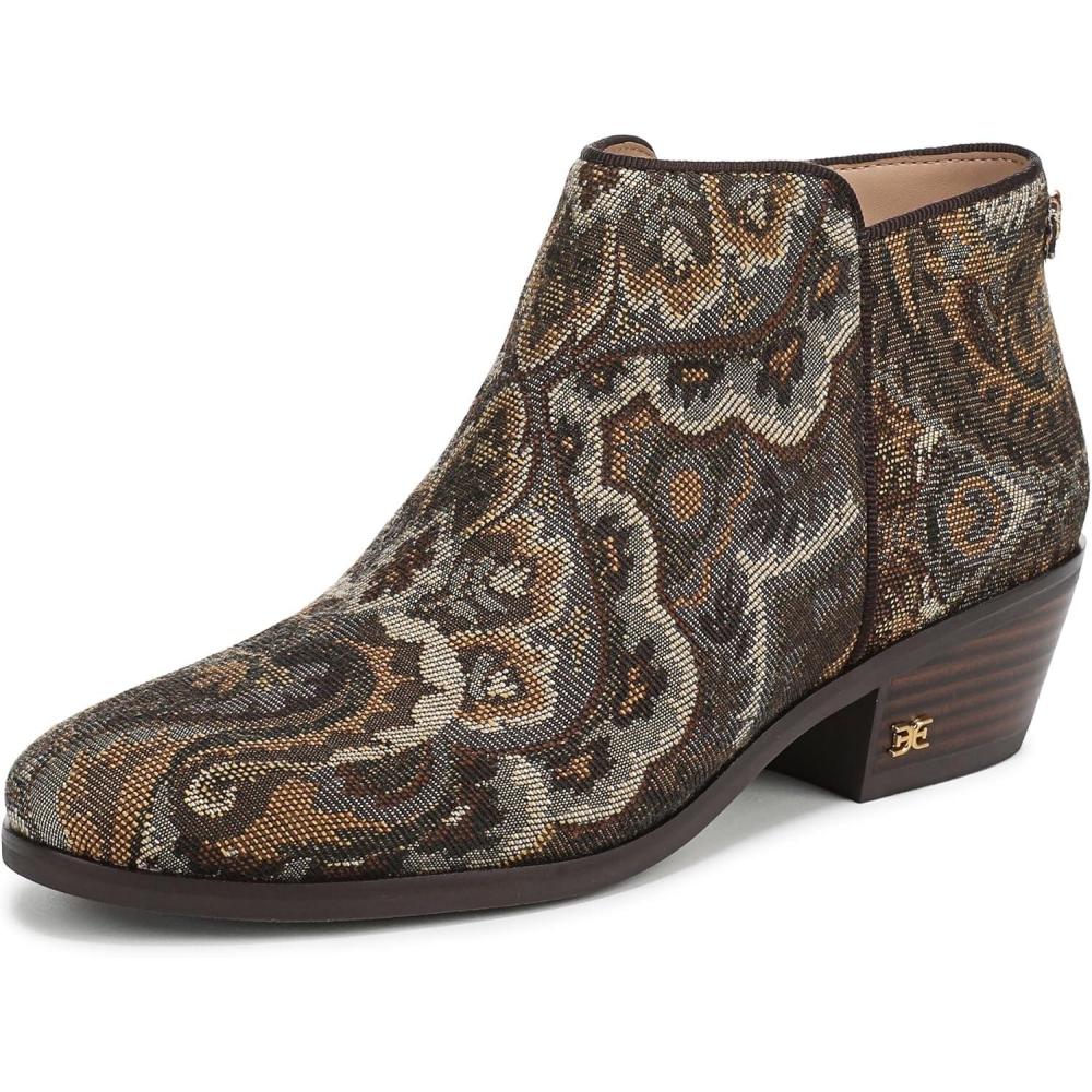 imageSam Edelman Womens Petty Ankle BootOlive Paisley Multi