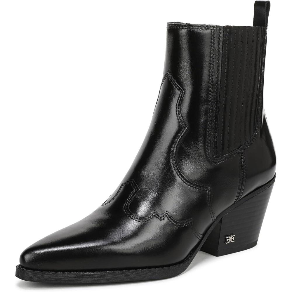 imageSam Edelman Womens West Western BootBlack Leather