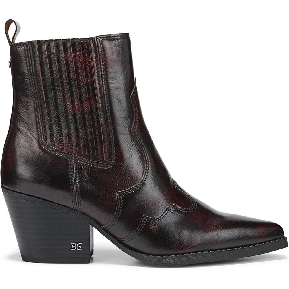 imageSam Edelman Womens West Western BootMerlot