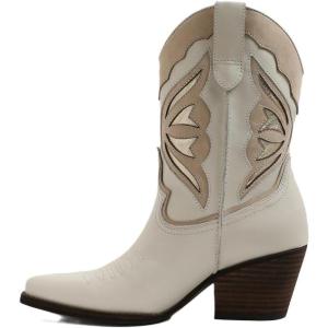 imageSam Edelman Womens Penny Leather Riding BootModern Ivory Leather
