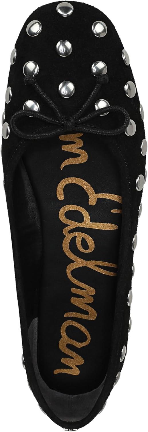 imageSam Edelman Womens Alie Ballet FlatBlack Suede Stud