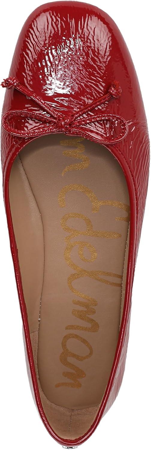 imageSam Edelman Womens Alie Ballet FlatDeep Scarlet