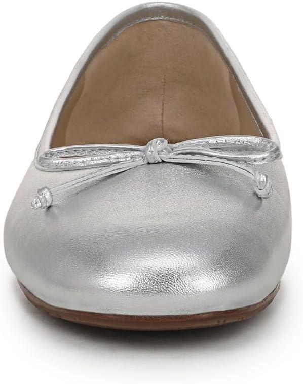imageSam Edelman Womens Alie Ballet FlatSoft Silver