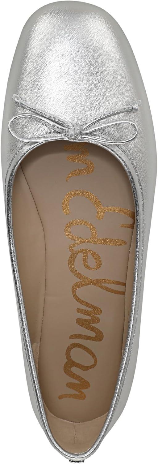 imageSam Edelman Womens Alie Ballet FlatSoft Silver