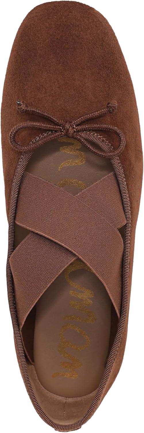 imageSam Edelman Womens Arya Ballet FlatDark Terra Toffee
