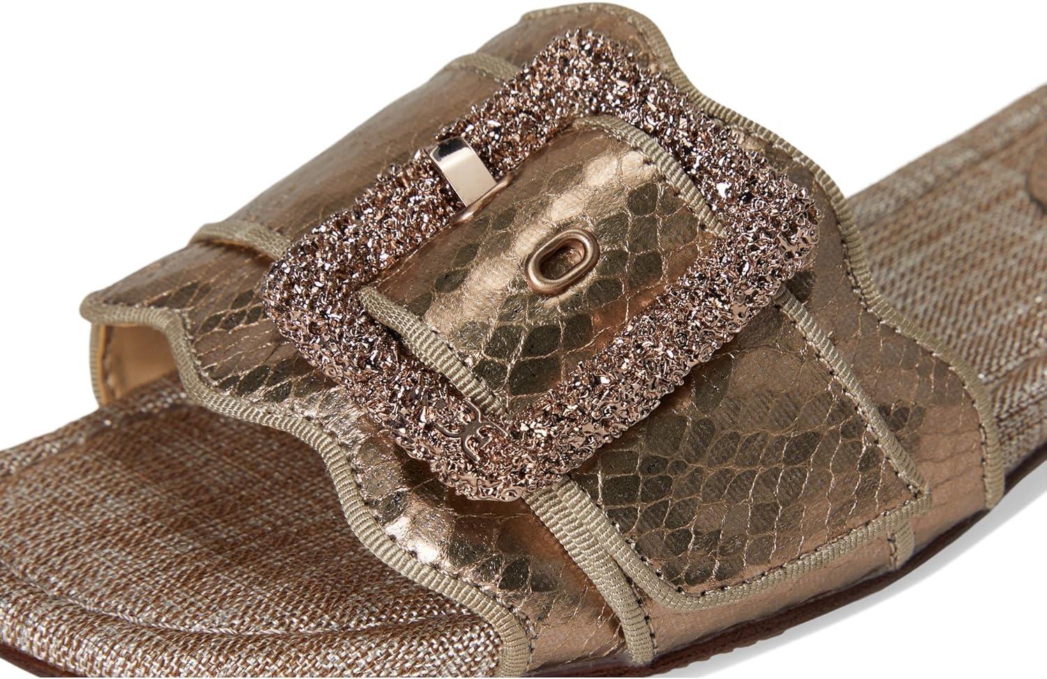 imageSam Edelman Womens Bambi SandalPewter Snake