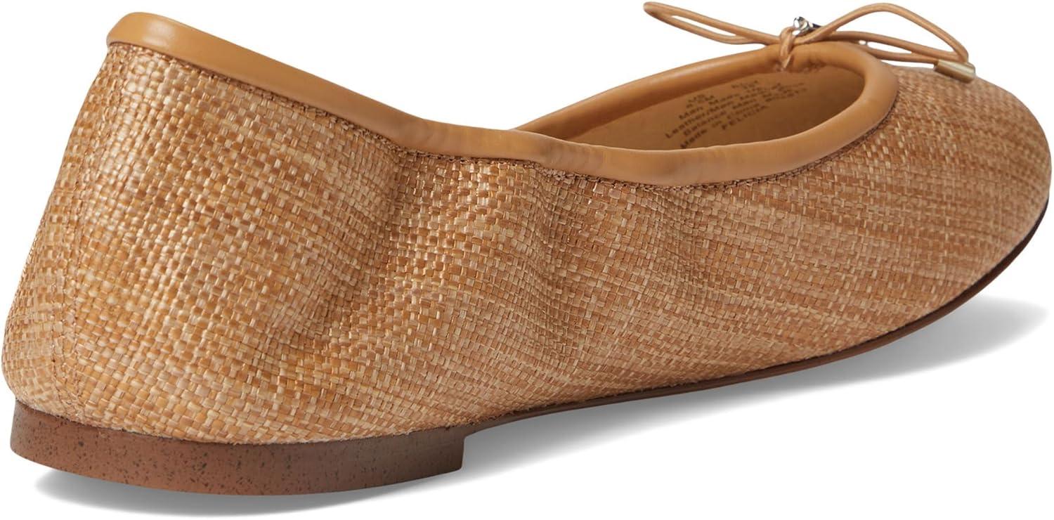 imageSam Edelman Womens Felicia Ballet FlatBuff Tan Raffia