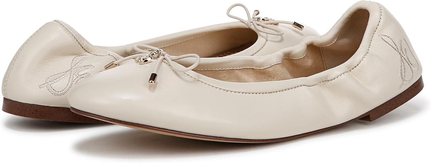 imageSam Edelman Womens Felicia Ballet FlatModern Ivory