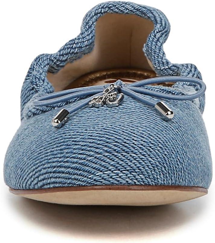 imageSam Edelman Womens Felicia Ballet FlatVintage Denim