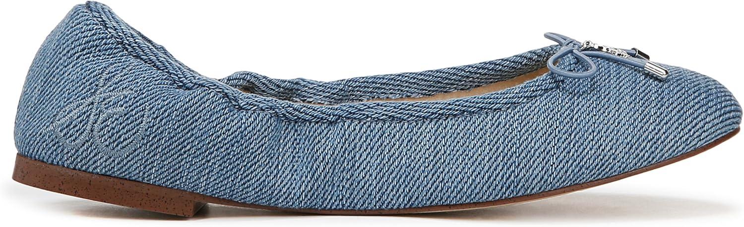 imageSam Edelman Womens Felicia Ballet FlatVintage Denim