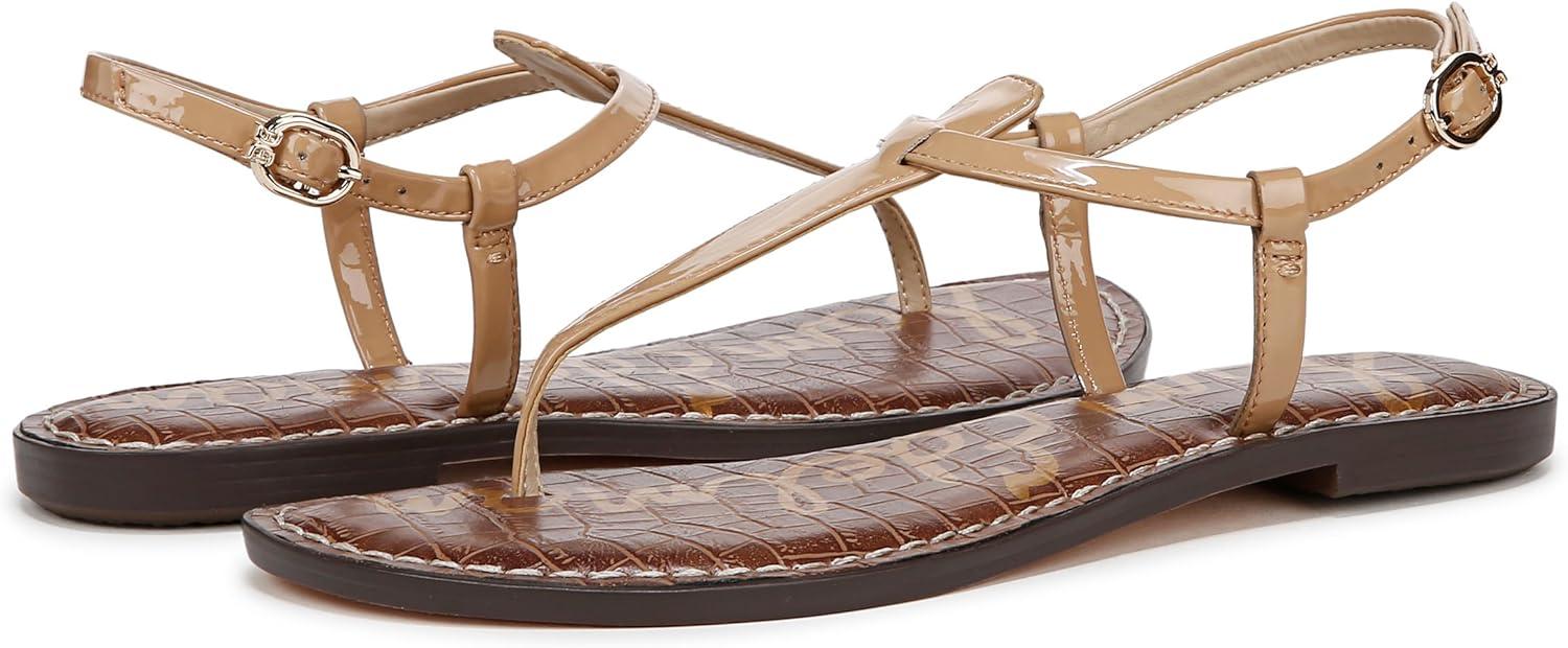 imageSam Edelman Womens Gigi Flat SandalAlmond