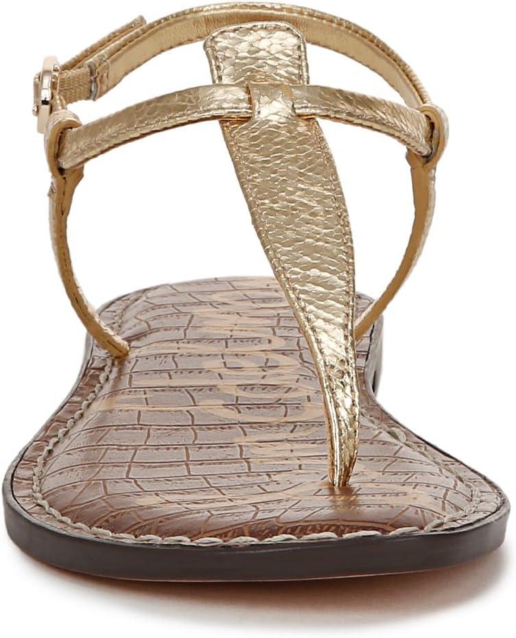 imageSam Edelman Womens Gigi Flat SandalAmber Gold