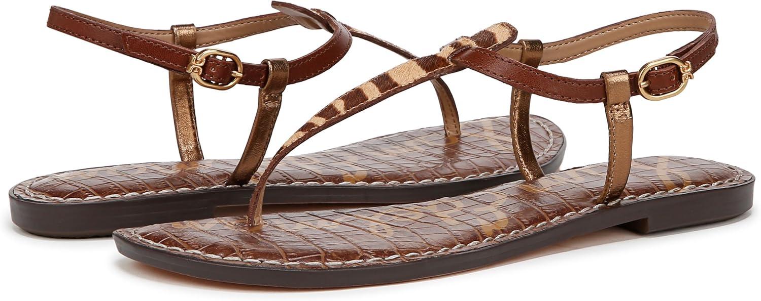 imageSam Edelman Womens Gigi Flat SandalBeechwood Multi